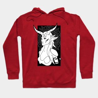 Horned Woman Hoodie